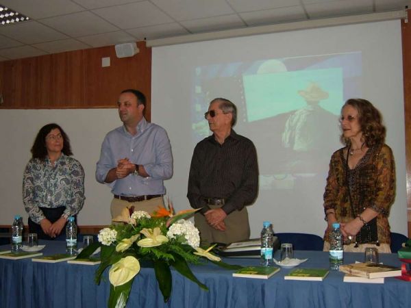 Da esquerda para a direita, Dr.ª Aida Boalhosa, Dr. Carlos Louro, Director da EBS Diogo Bernardes, Carlos Calvalcanti e Noris Moraes
