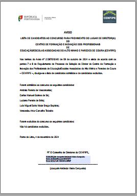 2411 concurso diretor cenfipe lista candidatos